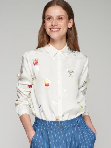 VILAGALLO 32576 ANASTASIA JACQUARD SHIRT